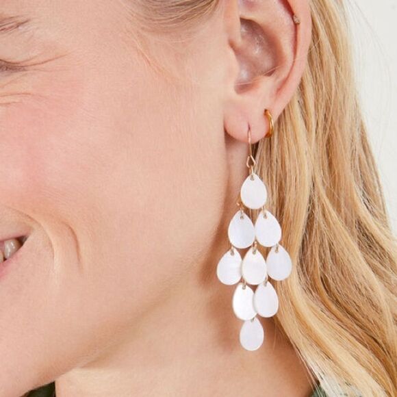 Crystal drop earrings M647 - Picture 1 of 4